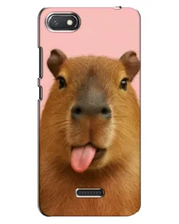 Чохол для Xiaomi Redmi 6A з картинкою «Капібара з язиком» Чохол для Xiaomi Redmi 6A з картинкою «Капібара з язиком»