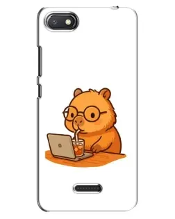 Чохол для Xiaomi Redmi 6A з картинкою «Капібара з ноутбуком» Чохол для Xiaomi Redmi 6A з картинкою «Капібара з ноутбуком»