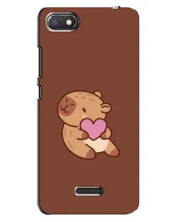 Чохол для Xiaomi Redmi 6A з картинкою «Капібара з серцем» Чохол для Xiaomi Redmi 6A з картинкою «Капібара з серцем»