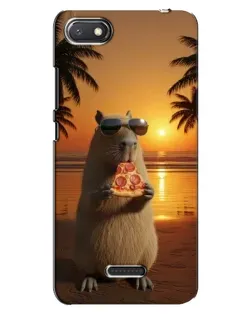 Чохол для Xiaomi Redmi 6A з картинкою «Капібара з піцою» Чохол для Xiaomi Redmi 6A з картинкою «Капібара з піцою»