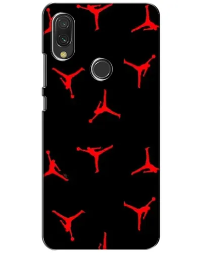 Чехол для Xiaomi Redmi 7 с картинкой «Jordan Red Pattern»