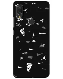 Чехол для Xiaomi Redmi 7 с картинкой «Nike Black Pattern» Чехол для Xiaomi Redmi 7 с картинкой «Nike Black Pattern»