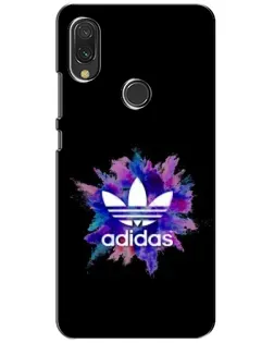 Чехол для Xiaomi Redmi 7 с картинкой «Взрыв красок Adidas»