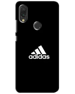 Чехол для Xiaomi Redmi 7 с картинкой «Черная классика Adidas»