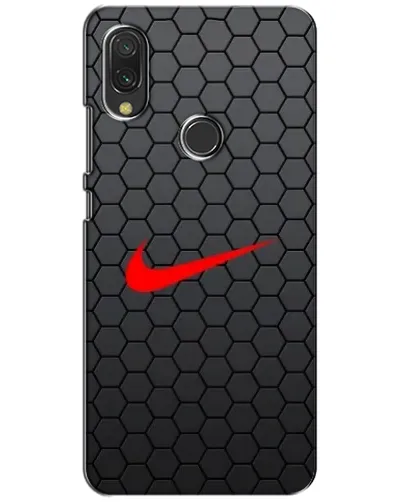 Чехол для Xiaomi Redmi 7 с картинкой «Nike — карбоновая сетка»