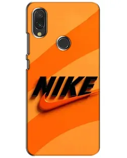 Чехол для Xiaomi Redmi 7 с картинкой «Оранжевый драйв Nike»