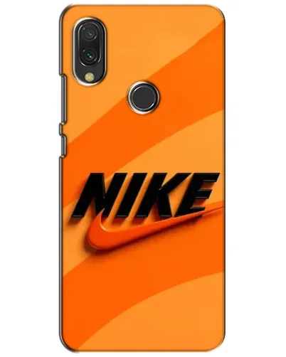 Чехол для Xiaomi Redmi 7 с картинкой «Оранжевый драйв Nike»