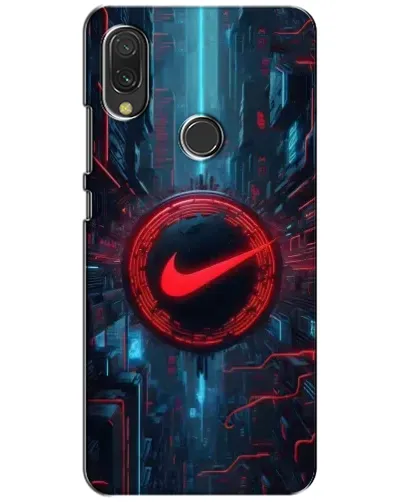 Чехол для Xiaomi Redmi 7 с картинкой «Техногенный стиль Nike»