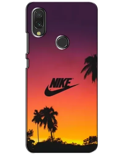 Чехол для Xiaomi Redmi 7 с картинкой «Nike на закате солнца»