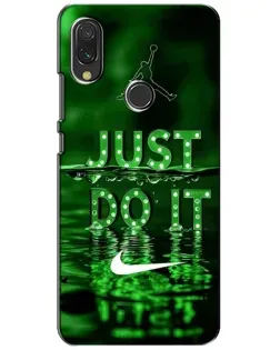 Чехол для Xiaomi Redmi 7 с картинкой «Зеленый неоновый Nike»
