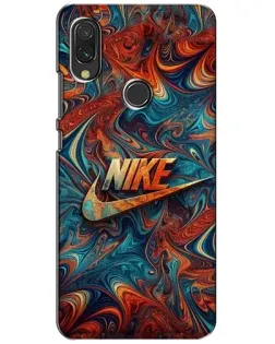 Чехол для Xiaomi Redmi 7 с картинкой «Nike в абстракции»
