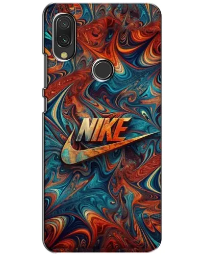 Чехол для Xiaomi Redmi 7 с картинкой «Nike в абстракции»