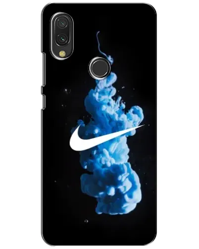 Чехол для Xiaomi Redmi 7 с картинкой «Nike и синий дым»