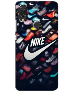 Чехол для Xiaomi Redmi 7 с картинкой «Коллекция кроссовок Nike»