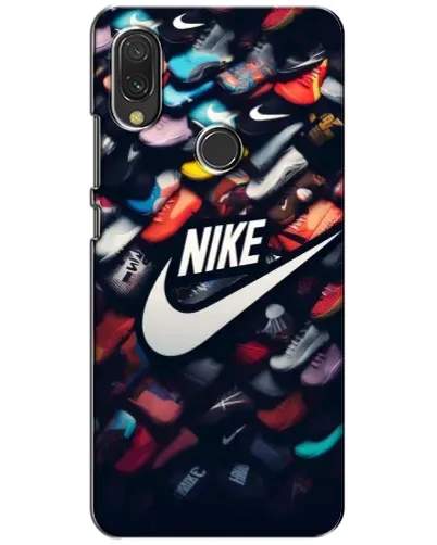 Чехол для Xiaomi Redmi 7 с картинкой «Коллекция кроссовок Nike»