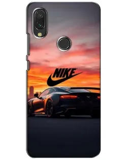 Чехол для Xiaomi Redmi 7 с картинкой «Nike и суперкар»