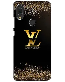 Чехол для Xiaomi Redmi 7 с картинкой «LV — золотые искры» Чехол для Xiaomi Redmi 7 с картинкой «LV — золотые искры»