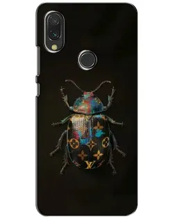 Чехол для Xiaomi Redmi 7 с картинкой «LV — мраморный принт»