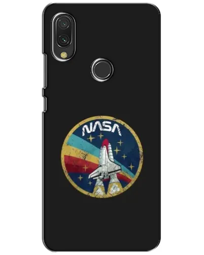 Чехол для Xiaomi Redmi 7 с картинкой «NASA — эмблема миссии»