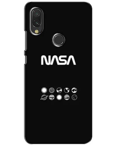 Чехол для Xiaomi Redmi 7 с картинкой «NASA — технический принт»