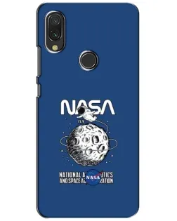 Чехол для Xiaomi Redmi 7 с картинкой «NASA — лунная миссия»