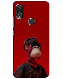 Чехол для Xiaomi Redmi 7 с картинкой «Bored Ape в красном» Чехол для Xiaomi Redmi 7 с картинкой «Bored Ape в красном»