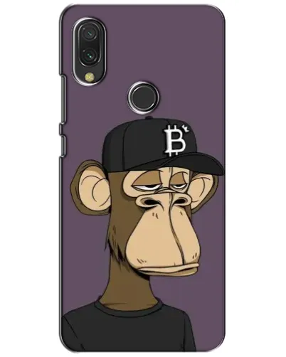 Чехол для Xiaomi Redmi 7 с картинкой «Bored Ape в кепке»
