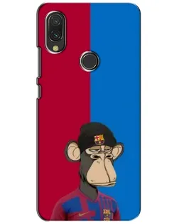 Чехол для Xiaomi Redmi 7 с картинкой «Bored Ape — фанат Барсы» Чехол для Xiaomi Redmi 7 с картинкой «Bored Ape — фанат Барсы»