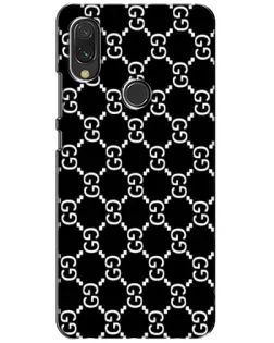 Чехол для Xiaomi Redmi 7 с картинкой «Gucci — сетчатый паттерн»