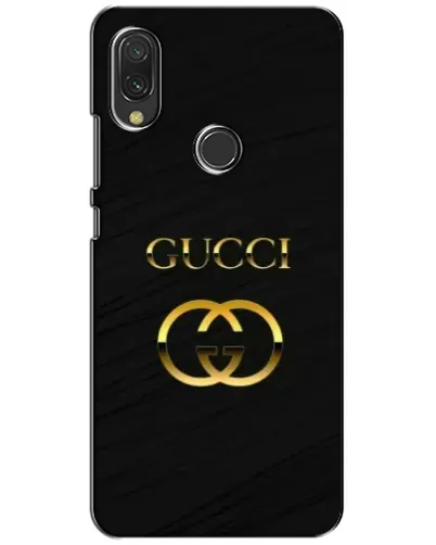 Чехол для Xiaomi Redmi 7 с картинкой «Золотой логотип Gucci»