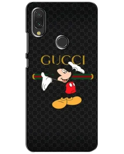 Чехол для Xiaomi Redmi 7 с картинкой «Микки Маус Gucci»