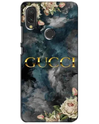 Чехол для Xiaomi Redmi 7 с картинкой «Абстрактные цветы Gucci»