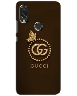 Чехол для Xiaomi Redmi 7 с картинкой «Gucci — золотая бабочка»
