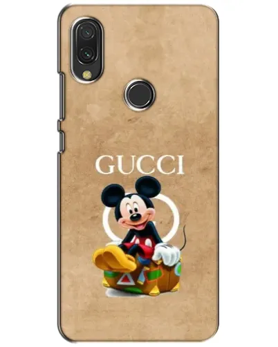Чехол для Xiaomi Redmi 7 с картинкой «Микки Маус Gucci — крафт»