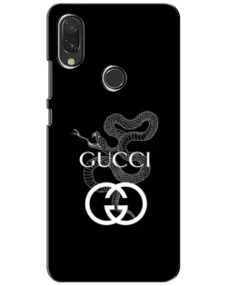 Чехол для Xiaomi Redmi 7 с картинкой «Gucci — серебряная змея»
