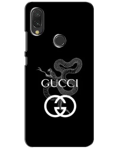 Чехол для Xiaomi Redmi 7 с картинкой «Gucci — серебряная змея»