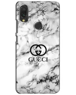 Чехол для Xiaomi Redmi 7 с картинкой «Gucci — мраморный шик»