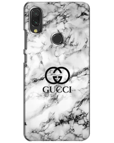 Чехол для Xiaomi Redmi 7 с картинкой «Gucci — мраморный шик»