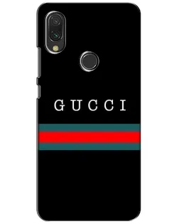 Чехол для Xiaomi Redmi 7 с картинкой «Gucci — красный пояс»
