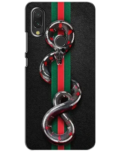 Чехол для Xiaomi Redmi 7 с картинкой «Gucci — змея на полосе» Чехол для Xiaomi Redmi 7 с картинкой «Gucci — змея на полосе»