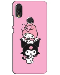 Чехол для Xiaomi Redmi 7 с картинкой «My Melody и Kuromi» Чехол для Xiaomi Redmi 7 с картинкой «My Melody и Kuromi»