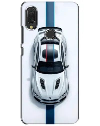 Чехол для Xiaomi Redmi 7 с картинкой «Вид сверху — BMW M»