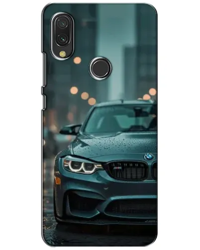 Чехол для Xiaomi Redmi 7 с картинкой «BMW в огнях города»