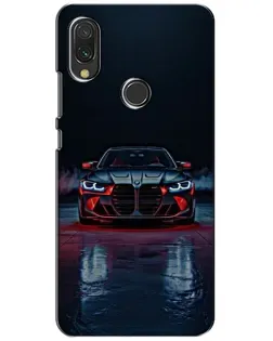 Чехол для Xiaomi Redmi 7 с картинкой «BMW на мокрой дороге»