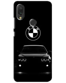 Чехол для Xiaomi Redmi 7 с картинкой «BMW — взгляд из темноты»