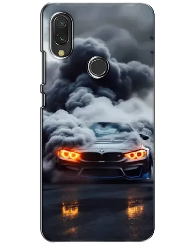 Чехол для Xiaomi Redmi 7 с картинкой «BMW в дыму»
