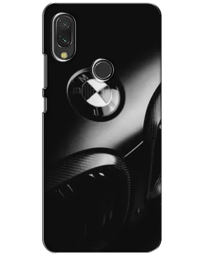 Чехол для Xiaomi Redmi 7 с картинкой «Эмблема BMW — макро»