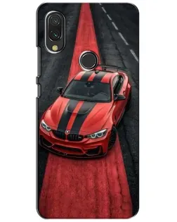 Чехол для Xiaomi Redmi 7 с картинкой «BMW на красной дорожке»