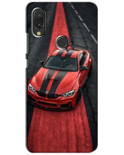 Чехол для Xiaomi Redmi 7 с картинкой «BMW на красной дорожке»
