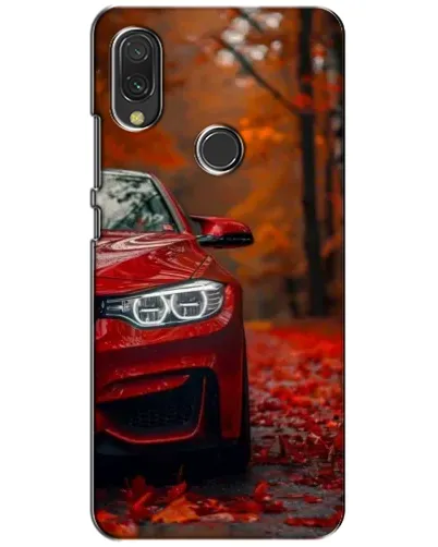 Чехол для Xiaomi Redmi 7 с картинкой «Осенняя BMW M4»